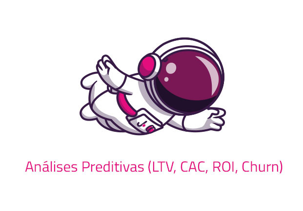 Análises Preditivas (LTV, CAC, ROI, Churn)